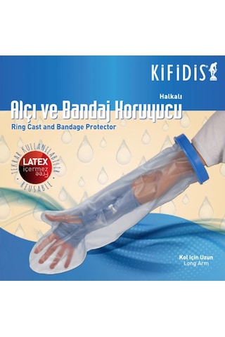 Kifidis Su Geçirmez Kol İçin Uzun Alçı ve Bandaj Koruyucu