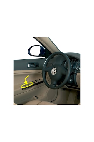 VW Bora 1999-2005 Sol Ön Kapı İç Tutamak Parçası Siyah 3B0867175A