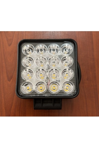 Myp Alfa 16 Led Beyaz Işık Çalışma Sis Lambası 48w 12v-24v Uyumlu