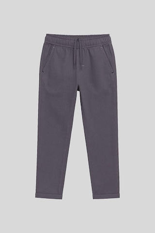 Tommy Life Gri Standart Fit Dokuma Hafif Esnek Chino Erkek Çocuk Pantolon - 11272 Gri