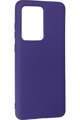 Newface Samsung Galaxy Uyumlu S20 Ultra Kılıf Nano İçi Kadife Silikon Glblseme - 16 - Mor