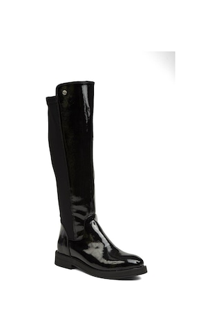Pierre Cardin® | Pc-52066-3076 Siyah Kırısık - Kadın Çizme Siyah