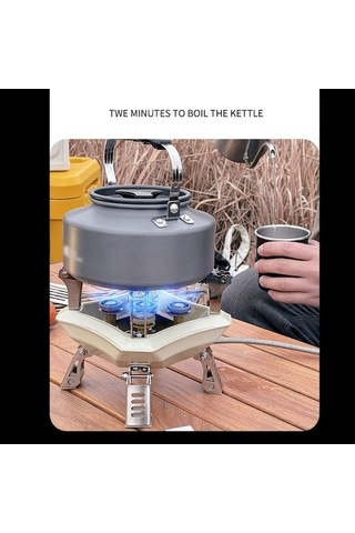 Prestigegoods 16800w Yüksek Güçlü Metal Sobalar, Taşınabilir Piknik Barbekü Fırını, Saklama Çantası, Katlanabilir, Su Kaynatma, Açık Kamp Aksesuarı, Çok Renkli Çok Renkli