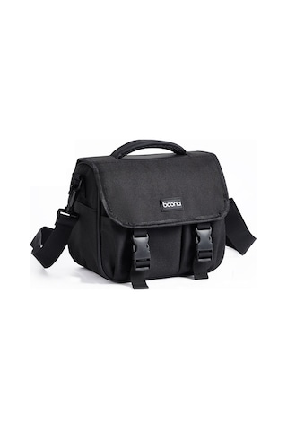 Baona Bn-h017 Fotoğraf Slr / Mikro Tek Çapraz Gövde Kamera Saklama Çantası, Renk: S Siyah Diğer