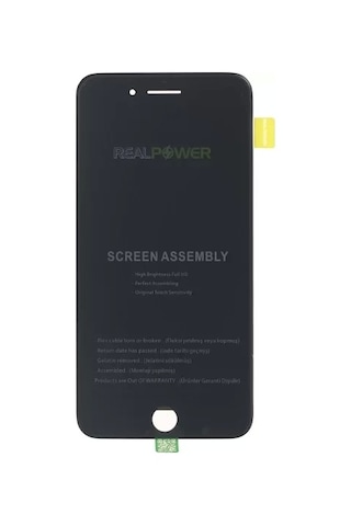 Realpower Apple Uyumlu iPhone 8 Plus Lcd Ekran Dokunmatik Hq Siyah