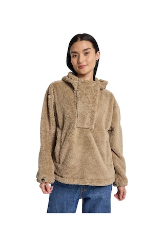 Burton Burton Lemma Fleece Pullover Kadın Kahverengi Sweatshirt 3528 Kahve