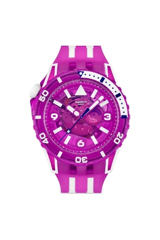 Swatch Sscu09p100 Flower Hat Kol Saati Pembe