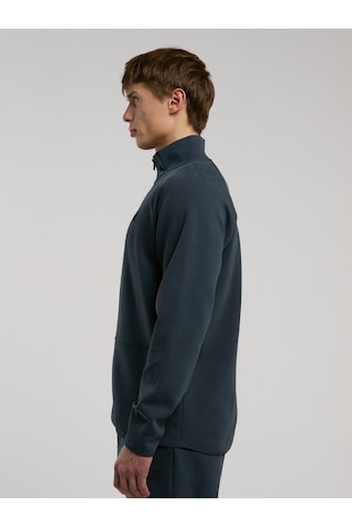 Everlast Ever Relaxed Regular Antrasit Yüksek Yaka Erkek Full Zip Sweatshirt Koyu Gri