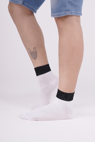 The Socks Company 3 Çift Erkek Beyaz Tenis Çorabı 23SDCR975P Beyaz