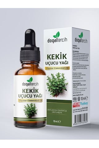 Doğal Tercih Kekik Uçucu Yağı 10 Ml , Seyreltilmemiş Saf