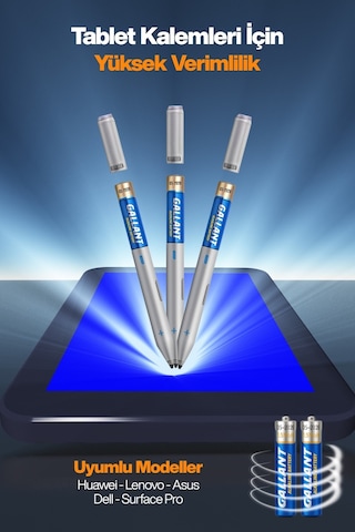 Aaaa 1.5 Volt 23a Alkalin 2'li 4a Tablet Kalemi Pili Lenovo Huawei Asus Dell Surface Pro