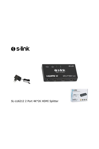 S Link Sl Lu6212 2 Port 4K*2K Hdmı Splitter