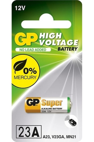 GP Super 23A-C5 MN21 12V Alkalin Pil