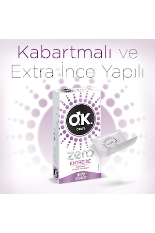 Okey Zero Extreme Prezervatif 3 x 20'li