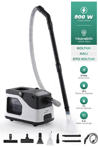 Kt-503 Premium Koltuk & Halı Yıkama Makinesi 800w 17 Kpa