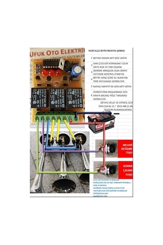 Nuri Alco 4 Melodili Havalı Korna Seti