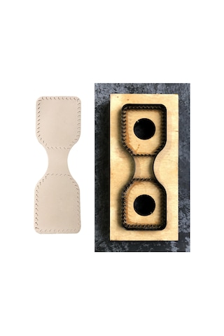 Suntek Çelik Bıçak Ahşap Kalıp Çanta Kayışı Kesme