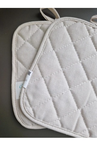 Cherir 2 Adet 19x16 Cm Tutucak Seti 351329010 Keten