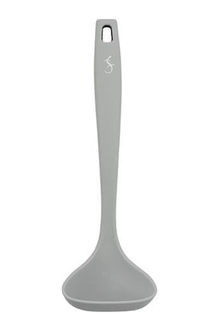 Lurch - Platin Silikon Sos Kepçesi 28 Cm Açık Gri - Yanmaz, Yapışmaz, Bükülmez, Çizmez, Tat Ve Koku Bırakmaz - 240015