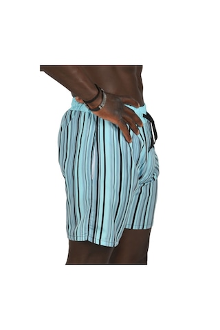 Deepsea Erkek Mavi File Astarlı Deniz Şortu 2403011 Mavi