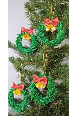 Yılbaşı Süsü Eva 4 Lü 04