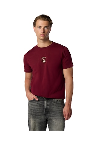 Galatasaray 5 Yıldız T-shirt E251393 Bordo