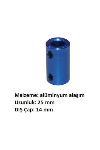 Kaplin Motor Mil Birleştirme Aparatı 2 Adet 8X8 MM