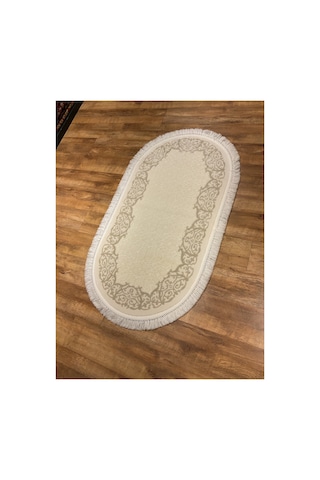 Daphne 11016a Krem-bej Oval Halı Çok Renkli