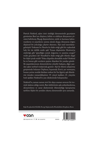 Aşk Ve Ölüm Üzerine - Can Yayınları