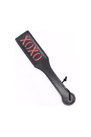 Unisex Xoxo Deri Şaplak Fantezi Deri Şaplak