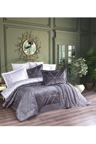 Pierre Cardin 10 Parça Çeyiz Seti-glamour Kül Moru Mor