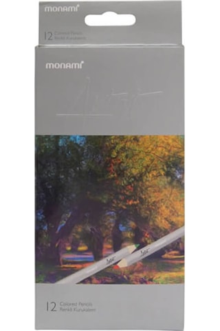 Monami Artist Kuru Boya Kalemi 12 Renk Standart