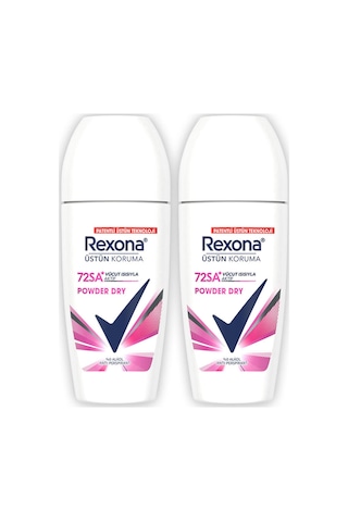 Üstün Koruma Kadın Roll On Deodorant Powder Dry 72 Saat Kesintisiz Koruma 50 Ml X2