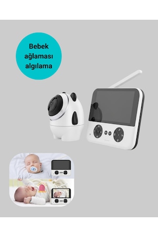 Görüntülü Bebek Monitörü 4.3 İnç Ekran Ve Sesli İletişim
