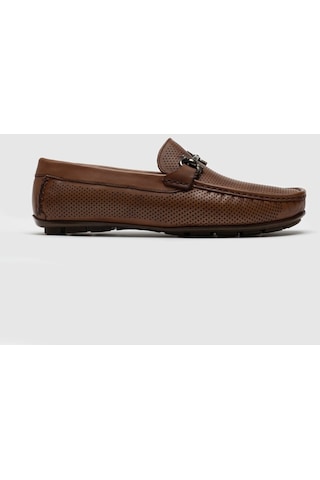 Cabani Hakiki Deri Taba Erkek Loafer Ayakkabı Taba (521644018) Taba