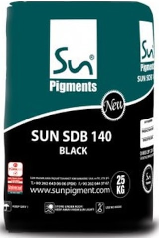 Demir Oksit Sun Sdb 140 Siyah (25 Kg Paket)