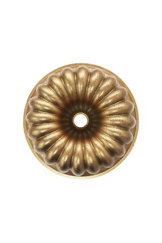 Serenk Fun Cooking Arya Alüminyum Döküm Granit Kaplama Kek Kalıbı 25 Cm Sarı