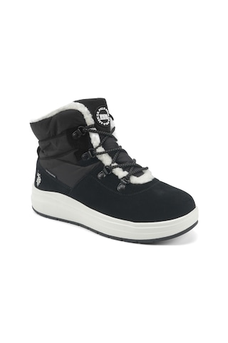 U.s. Polo Assn. Momo 5pr Siyah Kadın Sneaker Bot Siyah