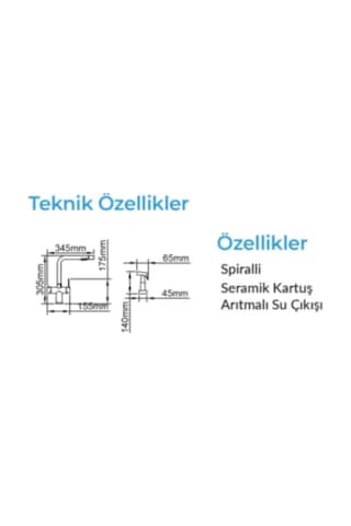 Crauf Lusso Purıfıcatıon 4040 Çelik Arıtmalı Mutfak Bataryası