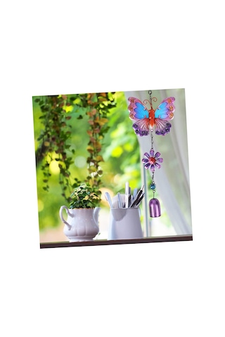 Feng Shui Hayat Ağacı Temalı Rüzgar Çanı Dış Mekan Bahçe Balkon Süsü Arkadaş Hediyesi 60 Cm. 40 Cm