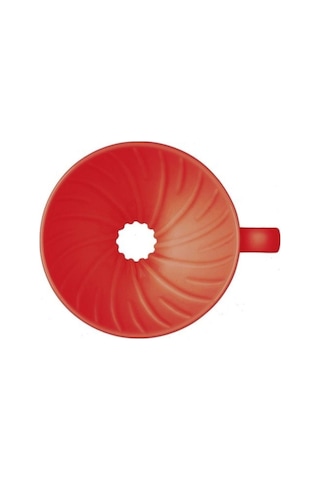 V60 02 Seramik Kahve Demleme Ekipmanı Kırmızı Ceramic Coffee Dripper V60 02 Red