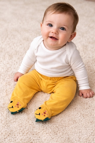 Hellobaby Çorabı Oyuncak Patikli Pantolon Turuncu
