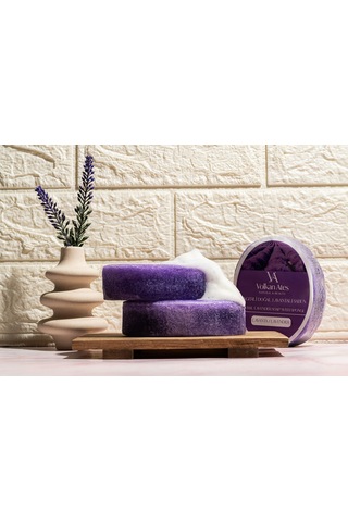 Volkan Ates Natural & Beauty Lavanta Yağlı Süngerli Doğal Sabun 150 G