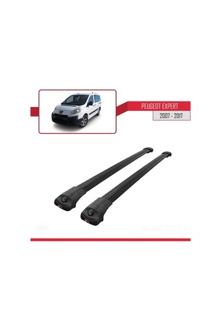 Peugeot Expert 2007-2017 Arası İle Uyumlu Ace-1 Ara Atkı Tavan Barı Siyah