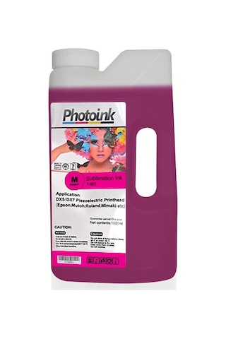 Epson Dx5/dx7/5113 İçin Süblimasyon 1000 Ml Kırmızı Magenta Geniş Format Mürekkep T - Sd7