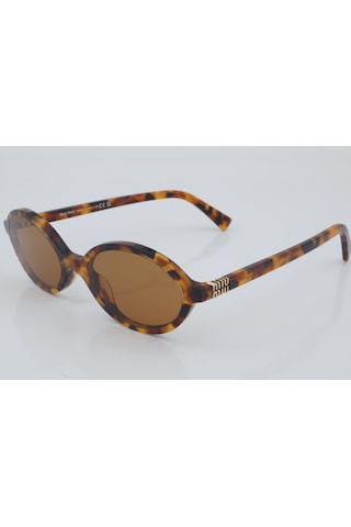 Miu Miu Smu 04z 19p-2z1 50 - 01 Güneş Gözlüğü Leopar