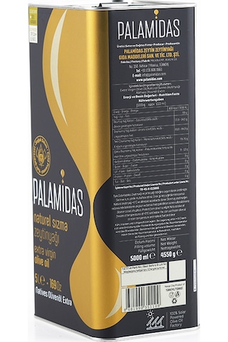 Palamidas Soğuk Sıkım Natürel Sızma Zeytinyağı Özel Harman 5 L