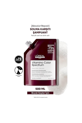 L'Oréal Professionnel Vitamino Color Spectrum Boyalı Saçlar İçin Solma Karşıtı Refill Şampuan 500 ML