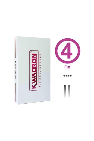 Kwadron Pmu Optima 35/4 Flpt Flat Point Taper - Kartuş Pmu İğnesi