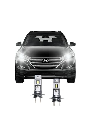 Hyundaı Tucson 2015-2018 Led Kısa Far Ampulü H7 Mini Led 2'li Set